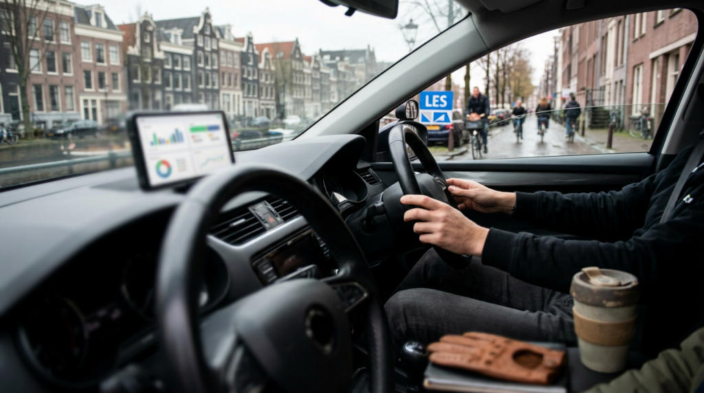 Rijles in Amsterdam: Wat beïnvloedt jouw investering en hoe bespaar je slim?